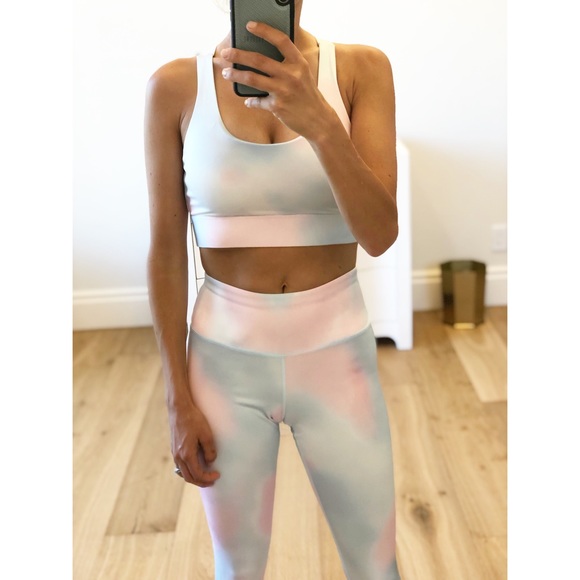 CANNES Tie Dye Sports Bra & Leggings Workout Set - Picture 5 of 10
